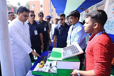 CM Manik Saha visited Techno India University, launched Govt facility there. TIWN Pic Nov 15