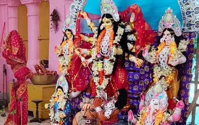 Kattayani Puja was observed at Agartala Durga Bari. TIWN Pic Nov 18