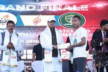 Nesha Mukt Premier League at Vidyapith play Ground, Belonia. TIWN Pic Jan 31