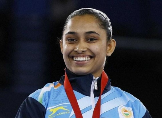 State greets Dipa Karmakar on her splendid achievement  