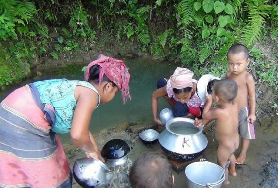 Tribal hamlets face Pure Drinking water crisis in Sabroom
