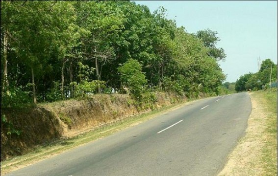 Road constructed with modernized technology first time  