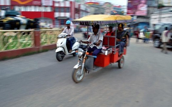 Tripura to register battery-operated rickshaws Tripura to register battery-operated rickshaws