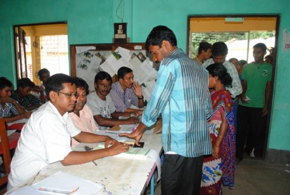 Poll conducted amidst clash, one hospitalized