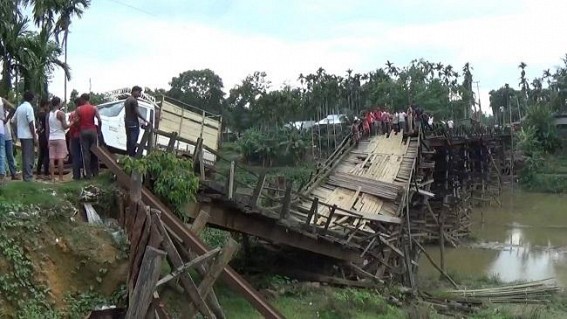 Rainstorm hits normal life in South Tripura