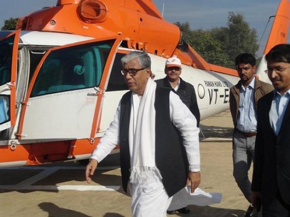 Rs.20,000 crore road projects announced for Northeast in 2015 : Tripuraâ€™s share NIL; Helicopter savvy CM, Tripura Ministers ignore highway developments