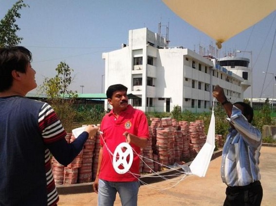 South Korean team arrives in Tripura: Test run of GPS Radiosonde begins   