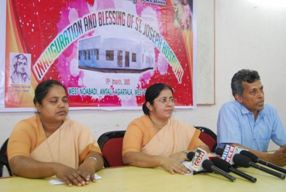 St. Joseph Hospital inauguration by  Badal Choudhury on March 19