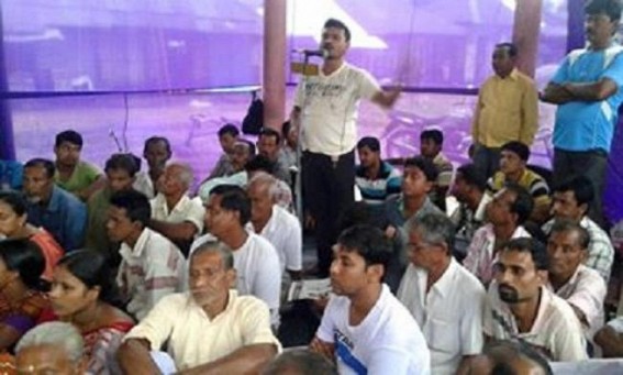 Matabari block Congress staged mass demonstration