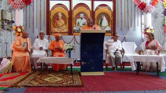 Ideology of Ramakrishna Mission and CPI-M is similar says CM Manik Sarkar