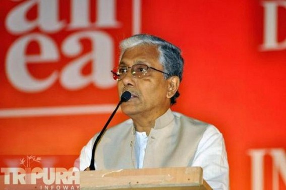 Manik Sarkar and his company on inauguration spree to woo voters ahead  of urban bodies election