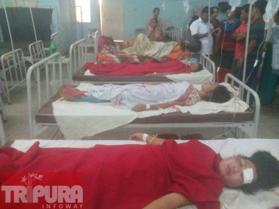 Udaipur : deadly road accident left 8 injured critically