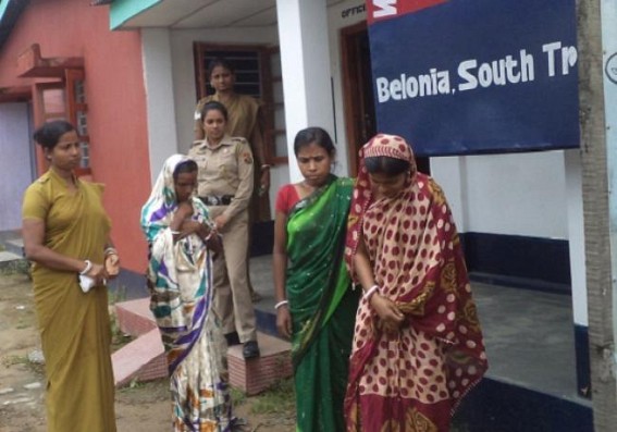 Woman tied to lamp-post, thrashed brutally; 3 accused produced before court