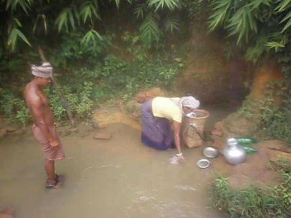 Water scarcity looms large at Amarpur Paharpur ADC village