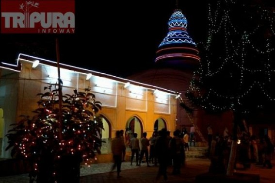 Diwali preparation on the peak at Matabari, stall arrangement started 