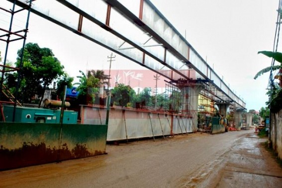 Tripuraâ€™s 1st Flyover getting shape 