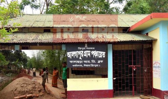 Anganwadi centre construction delaying, locals robbing construction materials