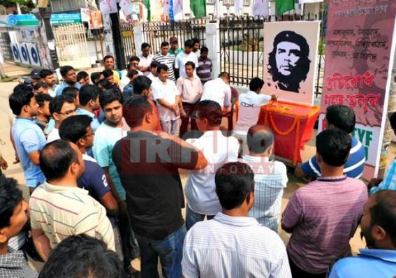 Tripura Marxists observed 88th birth anniversary of Che Guevara Tripura Marxists observed 88th birth anniversary of Che Guevara