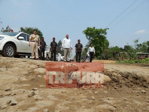 'Assam-Tripura highway is the worst National Highway of India' : Pathetic condition of NH-44 eye witnessed by Governor 