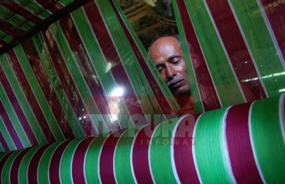 Tripura handloom business facing heavy losses  