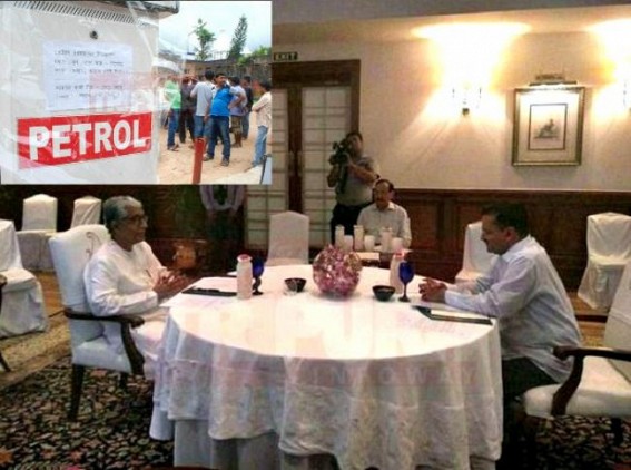 Lameduck Manik follows Kejriwal for odd-even fuel distribution: Tripura reels under severe crisis, State Govt still sitting duck, and no initiatives to import petrol via Bangladesh   