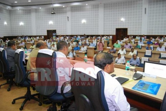 Power Dept. held meeting to discuss various unpaid bill clearing issues at Pragna Bhawan. TIWN Pic April 22 Power Dept. held meeting to discuss various unpaid bill clearing issues at Pragna Bhawan. TIWN Pic April 22