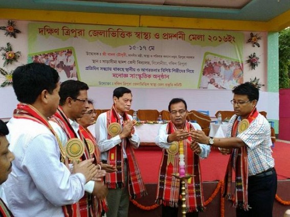 Belonia :  Belonia Blood Bank Inauguration by Health Minister 