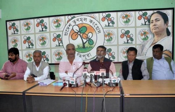 â€˜Centre is a mute spectator against Tripuraâ€™s massive corruption with Central funds : Why no proper investigation against Chit-funds, fund-embezzlements by Manik Sarkar's Govt  ?â€™  asks newly elected TMC President