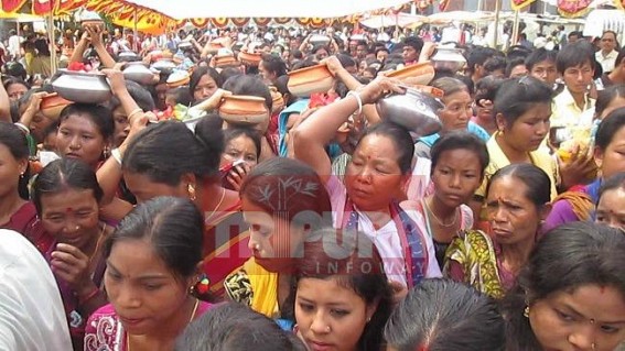 Spring brings fervor of festival among Tripura's Tribal & Bengali people 