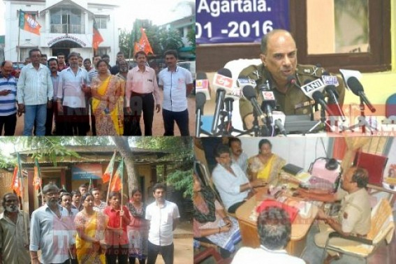 Rape horror,dilipiaded Law & Order grips Tripura : 4 yrs girl fighting for her life after brutal rape, BJP raise bedlams at Women PS