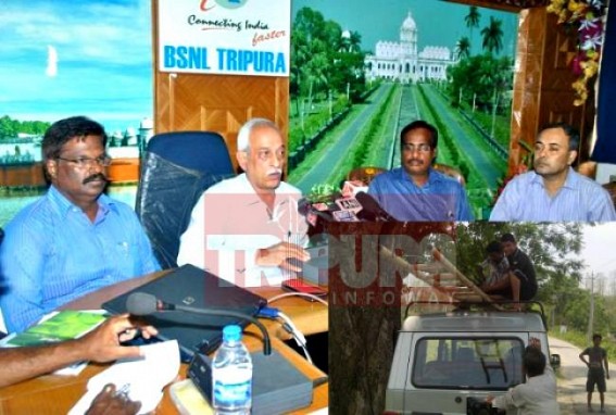 Sabroom: BSNL service suffers from indigent connectivity Sabroom: BSNL service suffers from indigent connectivity