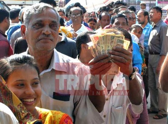 Demonetization's Big Success : Central Govt replies to opposition’s query about black money deposits : 1.9 crores bank accounts deposited more than 2 lakhs during demonetization Demonetization's Big Success : Central Govt replies to opposition’s query about black money deposits : 1.9 crores bank accounts deposited more than 2 lakhs during demonetization