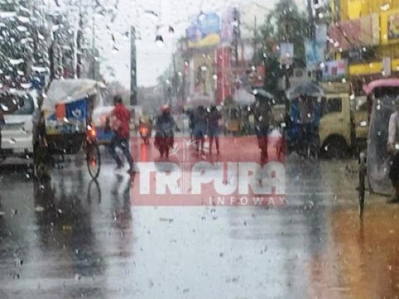 Incessant rain, thunder hit Tripura and other NE States Incessant rain, thunder hit Tripura and other NE States