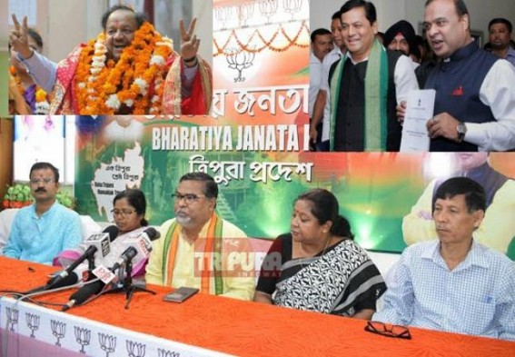 Neighboring Assam's Finance Minister to protest against CPI-M's politics over  7th Pay Commission pay scales : 3 top BJP leaders to visit from May-26 to June-10