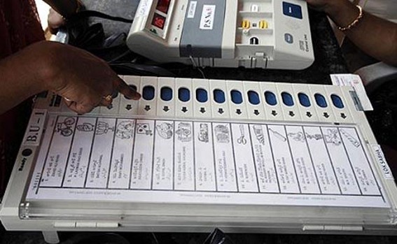 Poll panel probing Tripura BJP chief's comments on EVMs Poll panel probing Tripura BJP chief's comments on EVMs