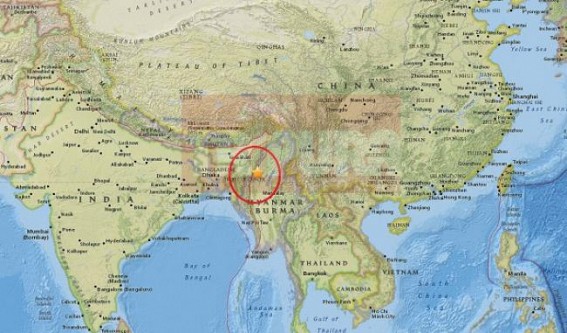 Earth Quake shakes Tripura, Meghalaya : tremor felt across Myanmar, Northeast India Earth Quake shakes Tripura, Meghalaya : tremor felt across Myanmar, Northeast India