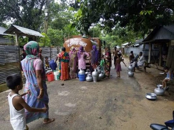 Water crisis hits Bagma area Water crisis hits Bagma area