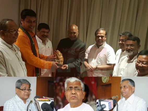 CPI-M workers, supporters expressing their worries about BJP's future in the state ! Joining of 7 MLAs signals disaster for CPI-M in 2018! Social Media, public places absorbed in BJP mania 