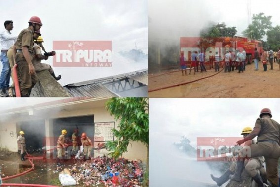 Massive fire breaks at the Capital City at midnight : 20 Fire brigade engines yet on work