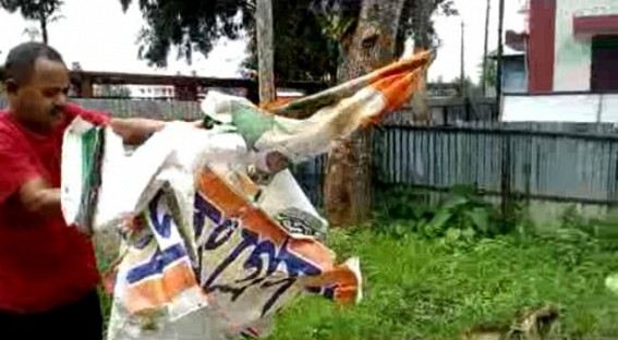 Udaipur Trinamool Bhawan all set to convert as BJP Office Udaipur Trinamool Bhawan all set to convert as BJP Office