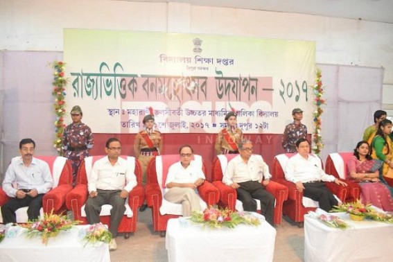 Tripura School Education Dept observes 68th State Level Van Mahotsav