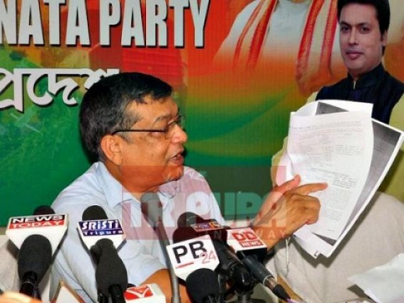 Governorâ€™s pressure upon State Govt to take action is Manik Sarkarâ€™s faceloss : Ashok Sinha