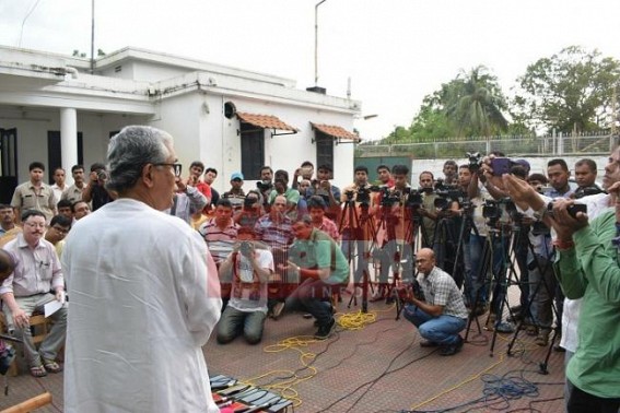Manik Govt permitted NH-8 Blockade for separate land, but 7th Pay Commission deprived Teachers denied permission to protest !