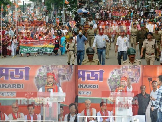 BJP breaks record with 20,000 tribal voters' led party rally on  Pema Khandu's visit : 'Modi is the best PM for Northeast', says  Khandu
