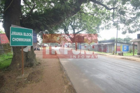 CPI-M observes 8 hours strike at Jirania protesting Journalist's murder 