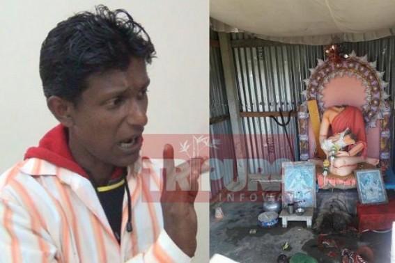 Culprit of Loknath Idol's chopped head found in Manik Sarkar's constituency Dhanpur, Police 'decorating' the culprit as Mentally Unstable just as Samir Debnath's case of Manik Dey's beating in Melarmath ??? 