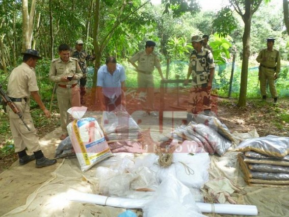 65 Kilo Ganja recovered at Sonamura 65 Kilo Ganja recovered at Sonamura