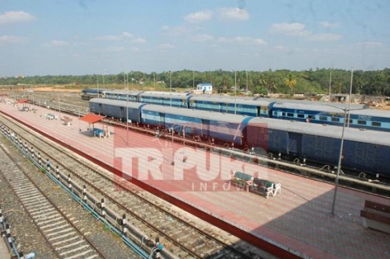 Rs. 1200 crores Udaipur Sabroom rail-line to be completed upto Garji in 2017 : work for Udaipur-Belonia to be undertaken from 2018 : Modi Govtâ€™s infrastructure expansion shames CPI-Mâ€™s 24 yrs misrule