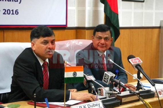 Fencing works delays : 2178 illegal intrusions of Bangladeshis in Tripura in 2016 