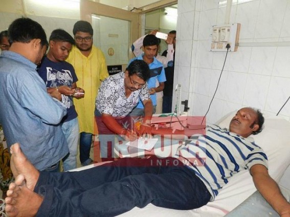 SFI conducts blood donation camp on Shashthi 